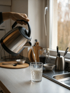 Heating water gently for pink salt weight loss recipe