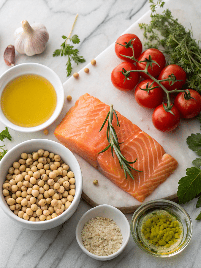 Mediterranean diet plan ingredients
