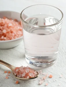 Filling a glass with filtered water for does the pink salt trick work for weight loss recipe