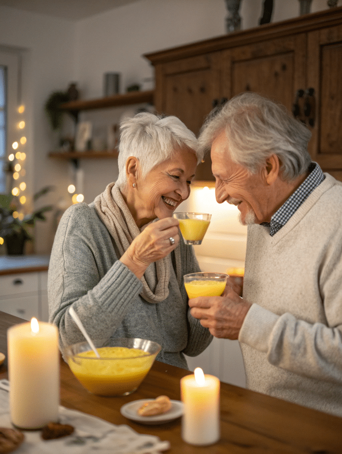 seniors enjoying gelatin trick recipe