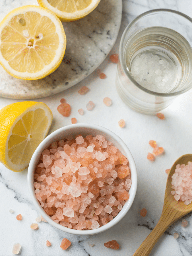 ingredients for pink salt recipe to lose weight