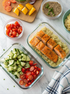 Mediterranean snacks beautifully plated