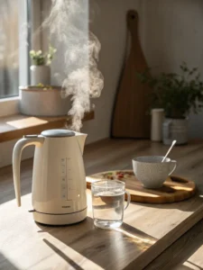 warm water for pink salt trick