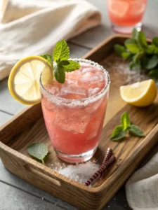Drinking pink salt trick recipe in the morning on an empty stomach
