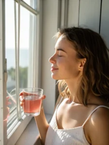 drinking pink salt trick recipe in morning