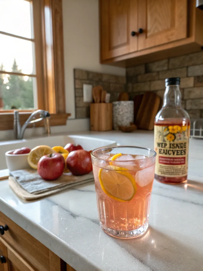 pink salt trick recipe morning drink glass