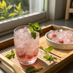 served japanese pink salt and ice recipe