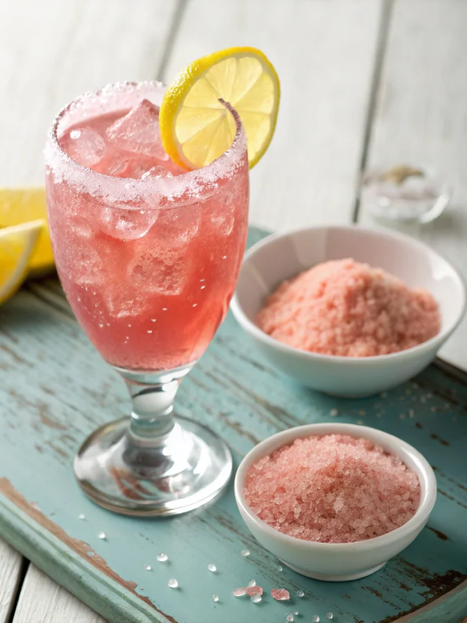 serving what is the pink salt trick for weight loss drink