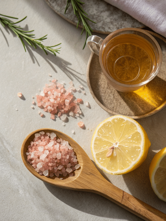Ingredients for pink salt weight loss recipe