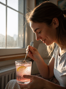 stirring and drinking pink salt weight loss recipe for women 2025