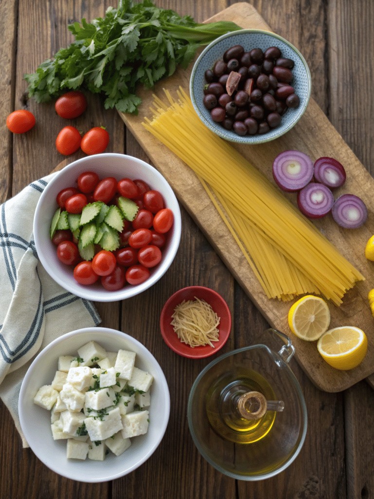 Greek Salad Recipe Pasta
