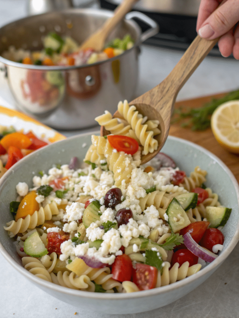 Greek Salad Recipe Pasta