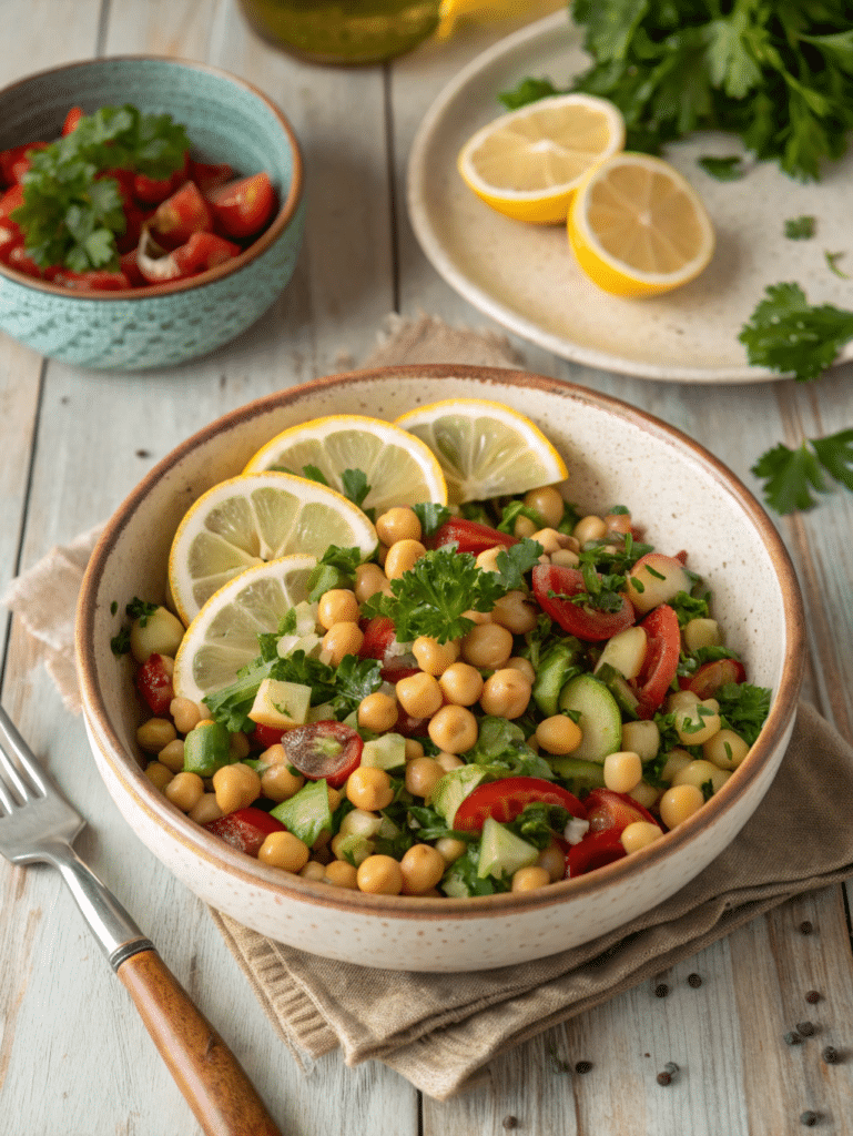 Mediterranean Chickpea Salad Recipe