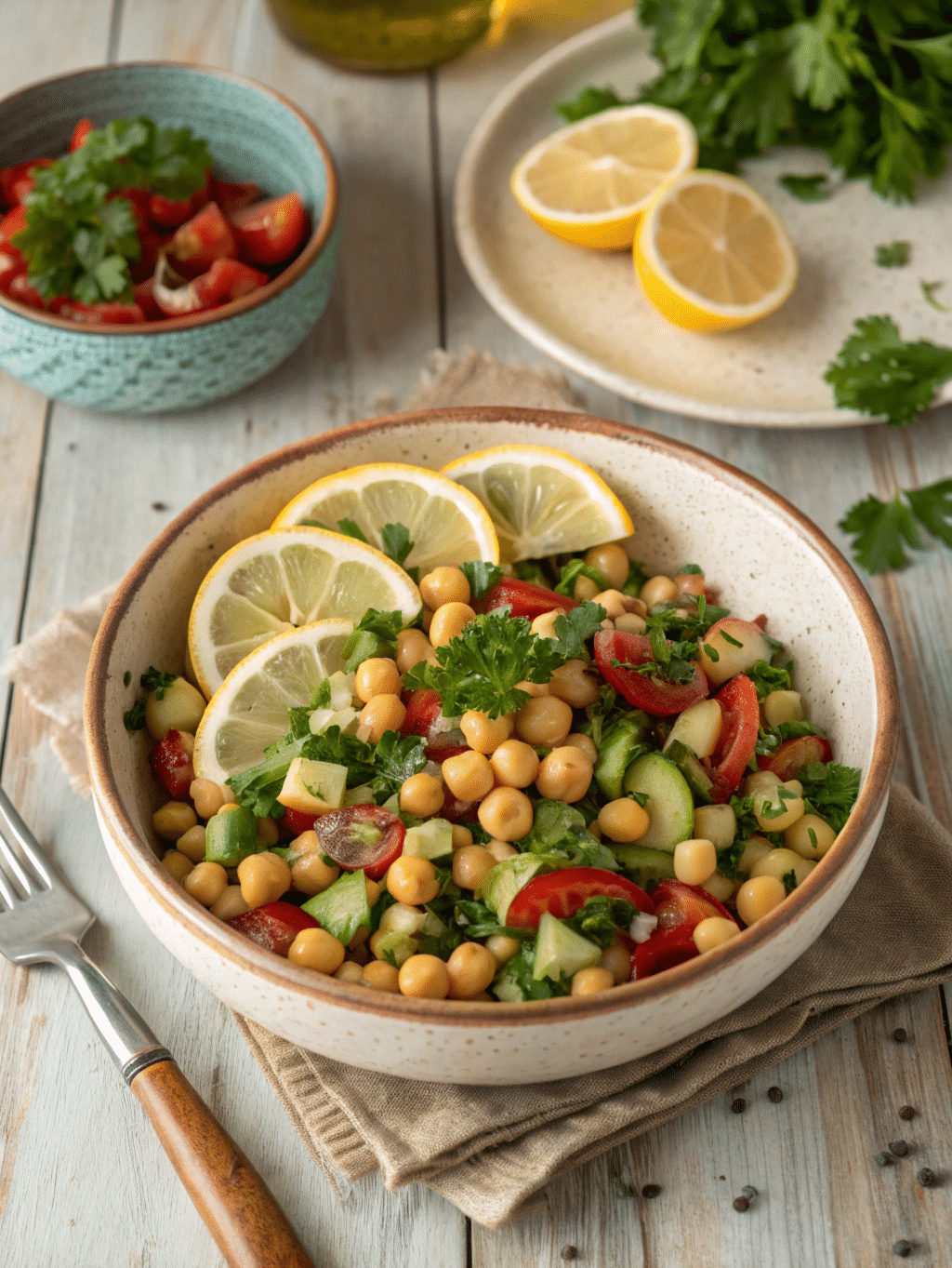 Mediterranean Chickpea Salad Recipe