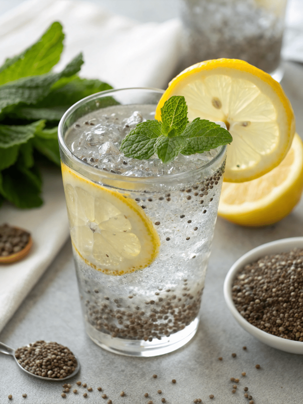 chia seeds water