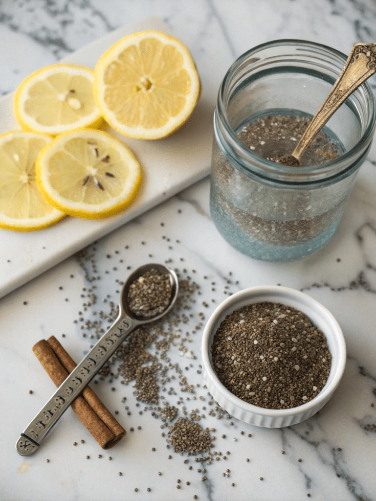 chia seeds water