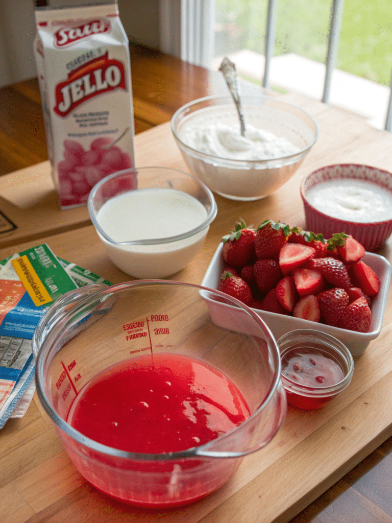 pink jello recipe